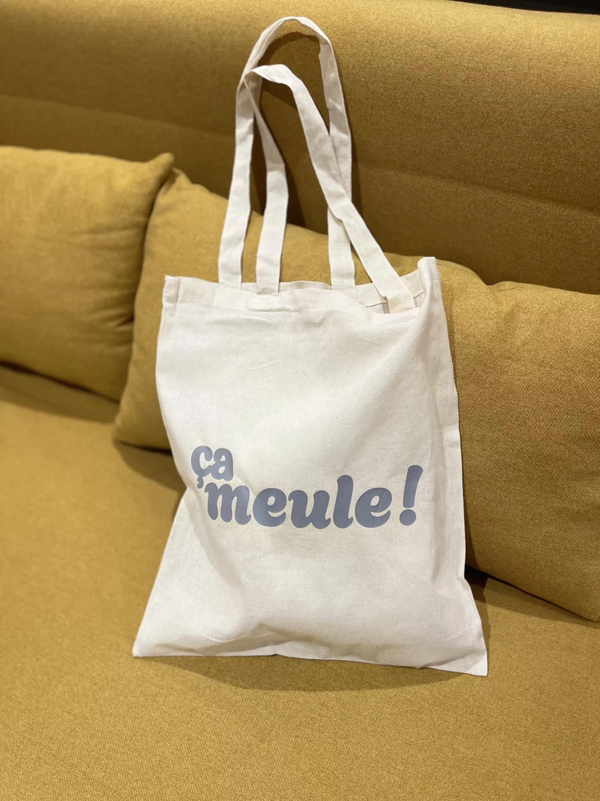 Totebag "Ca meule !" - Gris_1