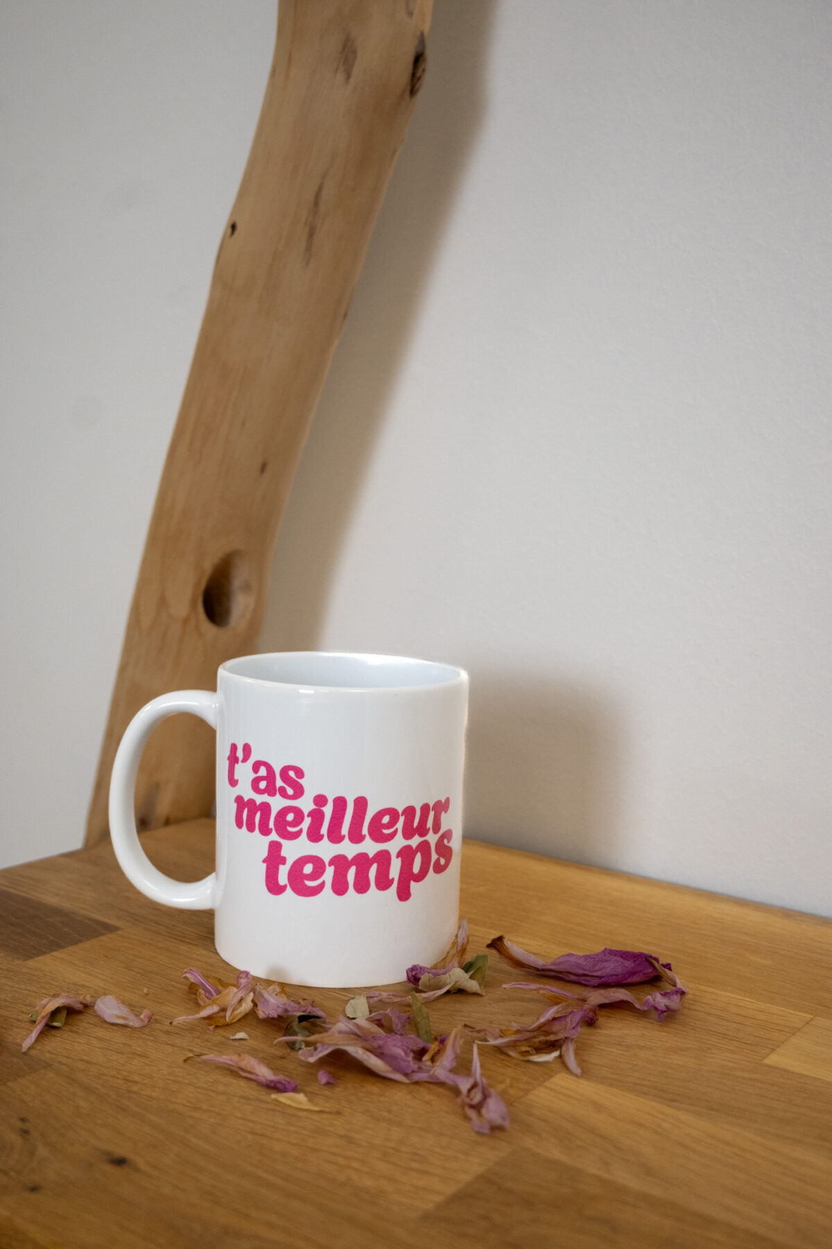 Mug "T’as meilleur temps" - rose