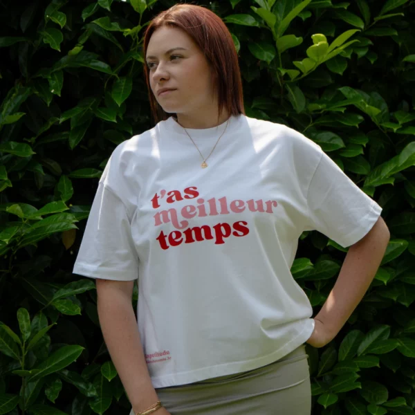 T-shirt modèle Rose