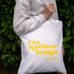 Tote-bag Blanc Jaune