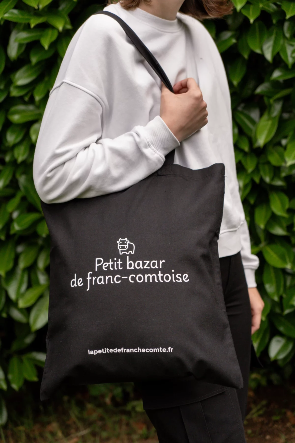 Tote-bag Noir Bazar