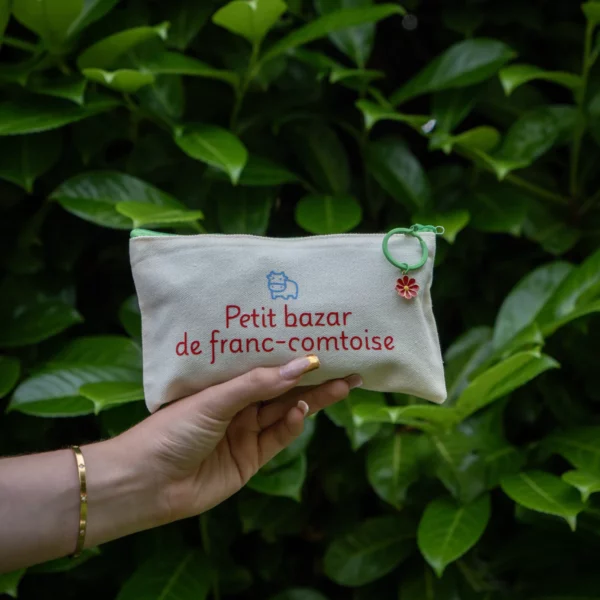 Pochette vert, bleu & rose Petit Bazar