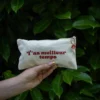 Pochette Beige Rouge Paillettes - T'as meilleur temps