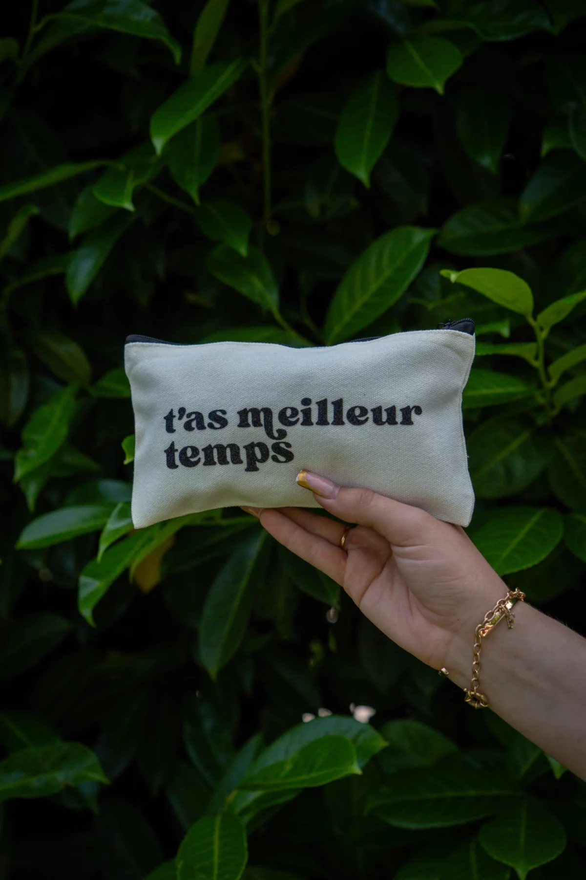 Pochette Noir Paillettes - T'as meilleur temps