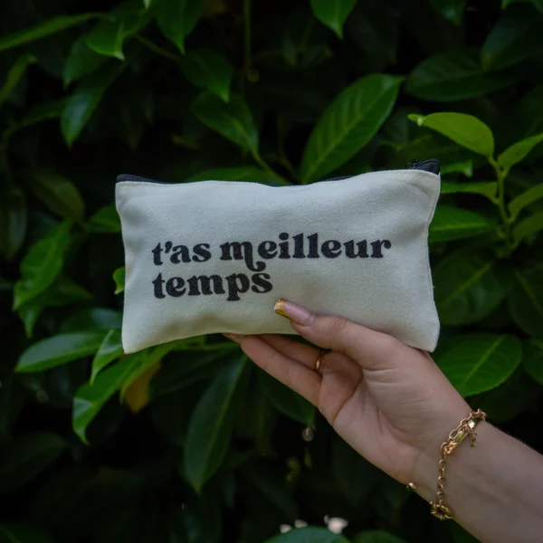 Pochette Noir Paillettes - T'as meilleur temps