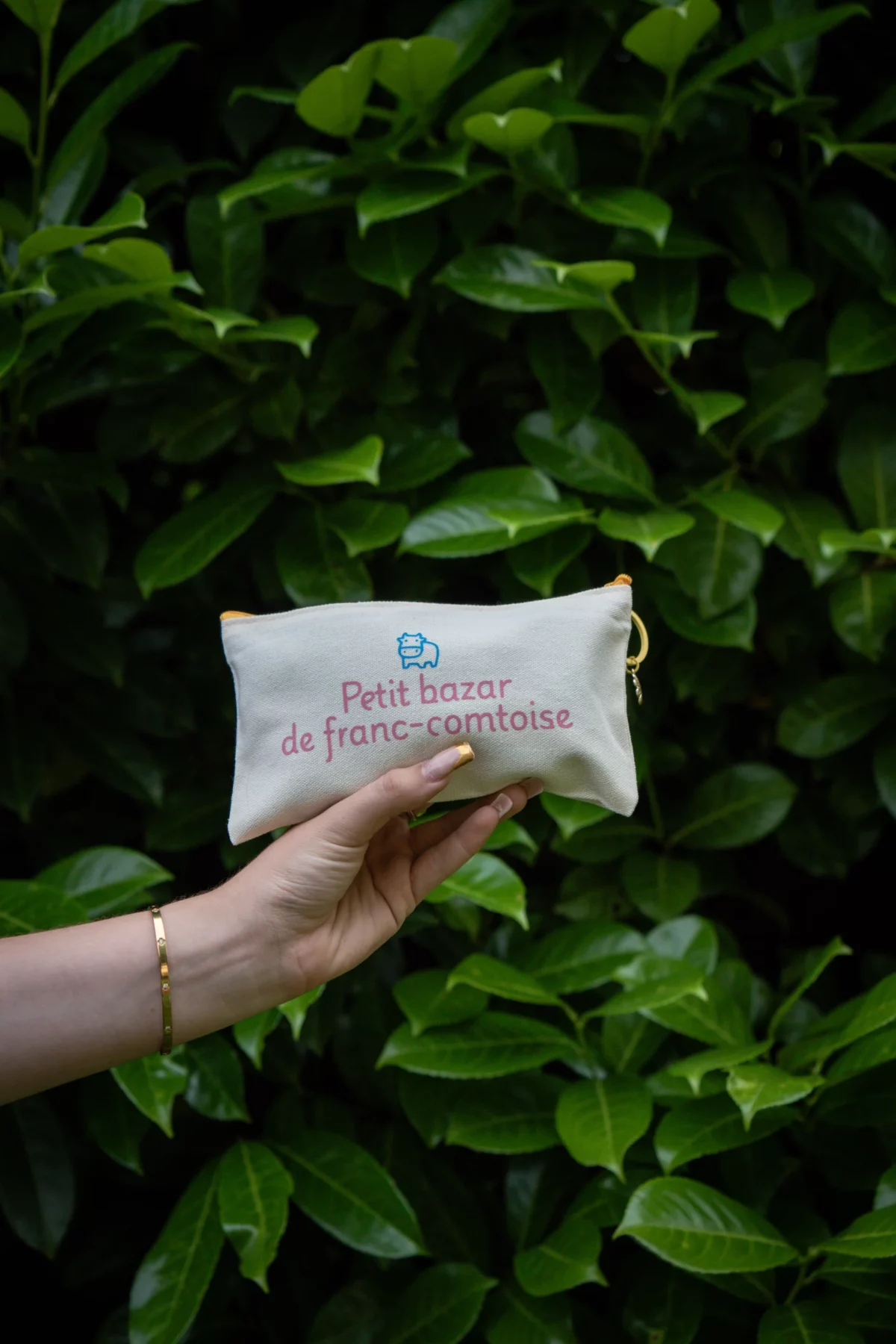 Pochette Jaune Bleu Rose Petit Bazar