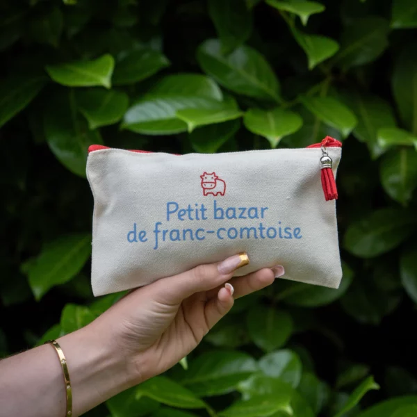 Pochette rouge & bleu Petit Bazar